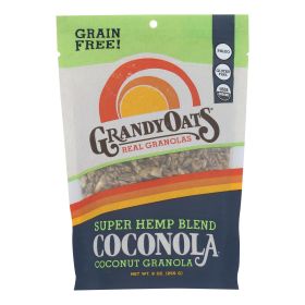 Grandy Oats Organic Granola - Super Hemp Blend Coconola - Case Of 6 - 9 Oz