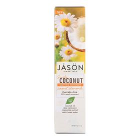 Jason Natural Products Soothing Toothpaste - Coconut Chamomile - 4.2 Oz