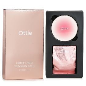 OTTIE - Objet D’art Tension Pact SPF50 PA++++ & Refill  # 21 Light 710103 2x15g/0.52oz