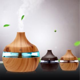 1pc Vase Shape Humidifier; Humidifier For Bedroom Livingroom Office; Desktop Decor (Color: Brown)